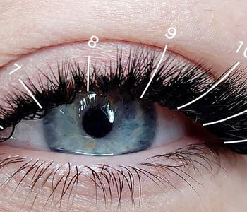 Eyelash extension chart