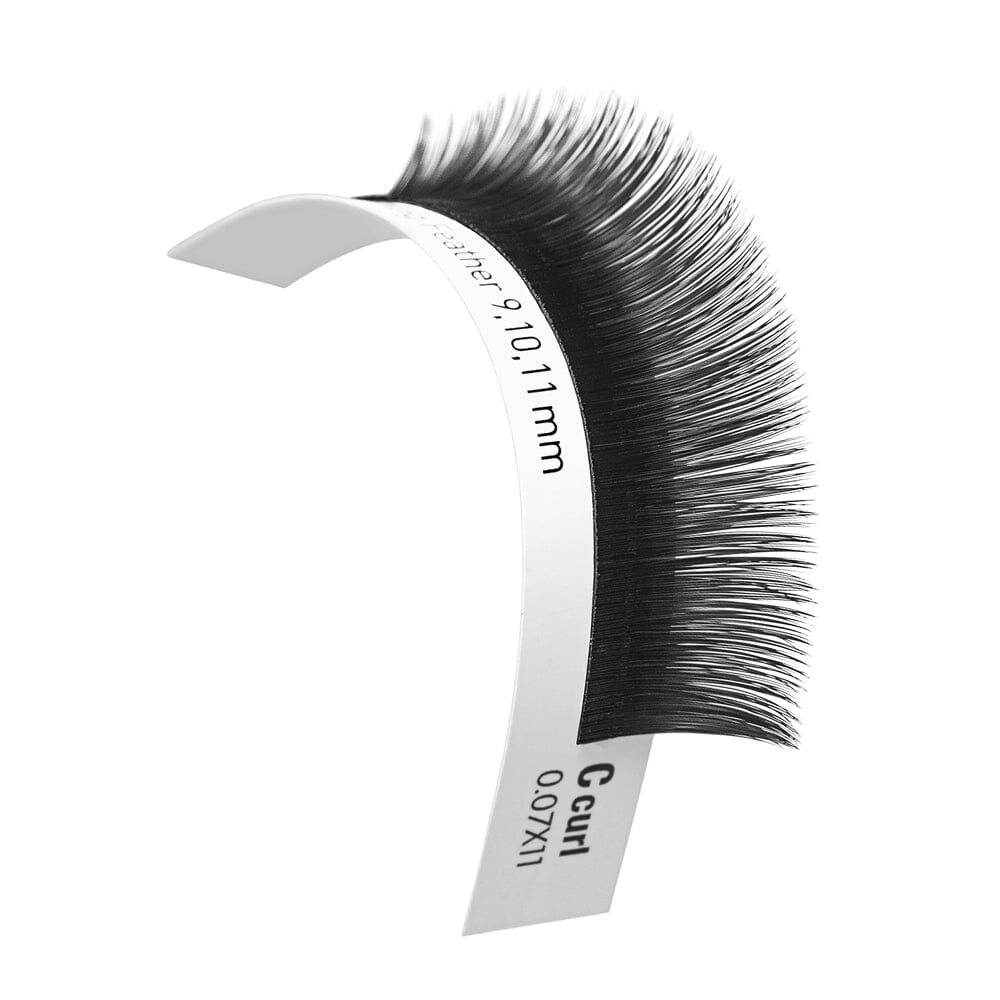 BL Easy (Feather) Lash | Eyelash Supplies Fanning Extension 0.03